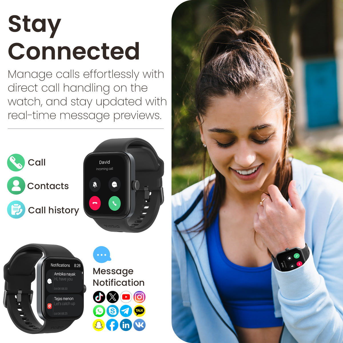 TOZO S4 AcuFit One Smart Watch