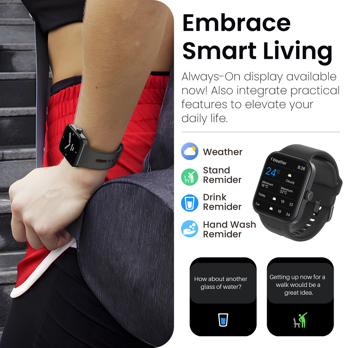 TOZO S4 AcuFit One Smart Watch
