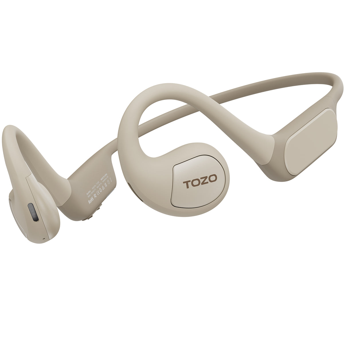 TOZO OpenReal Open Ear Headphones-Khaki