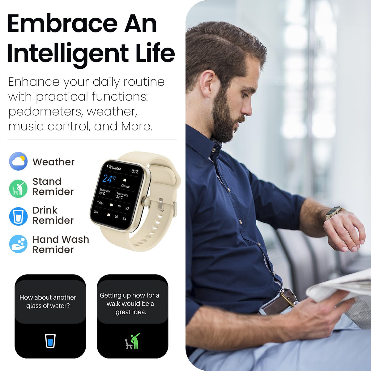 TOZO S3 Ultimate Smart Watch