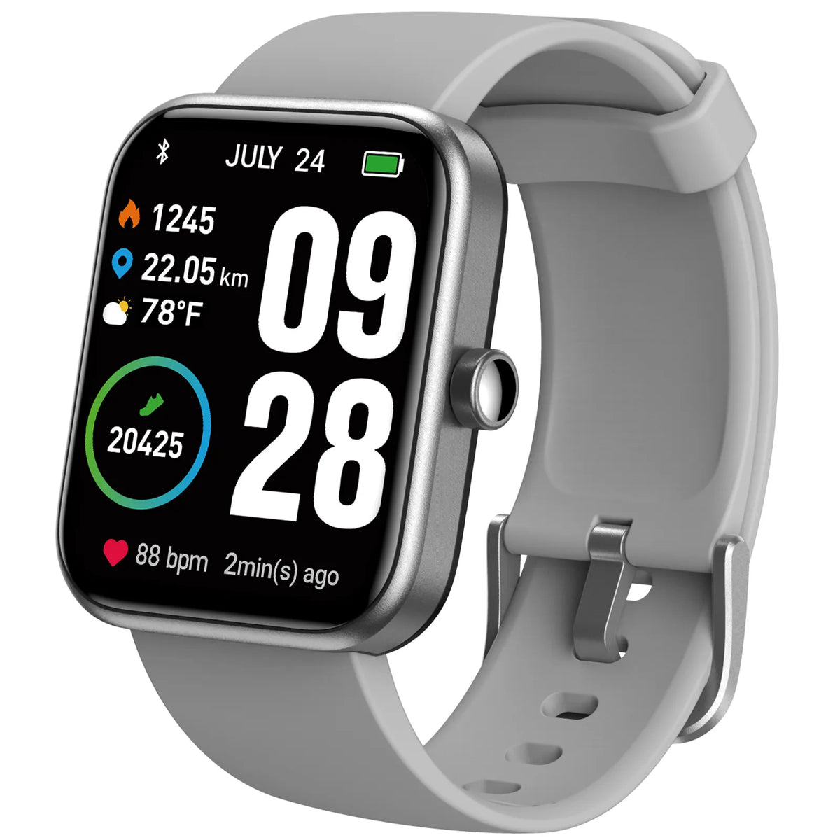 TOZO S2 44mm Smart Watch-Space Gray