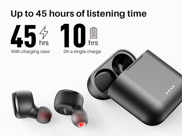 Up to 45 hours of listening time