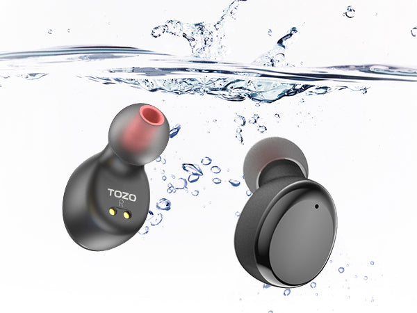 Both Earbuds are IPX8 Waterproof Protection