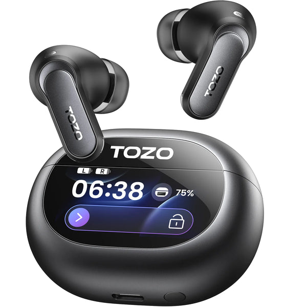 TOZO ノイズキャンセリングイヤホン - 雑音を遮断し、クリアなサウンド TOZO ノイズキャンセリングイヤホン - 雑音を遮断し、クリアなサウンド