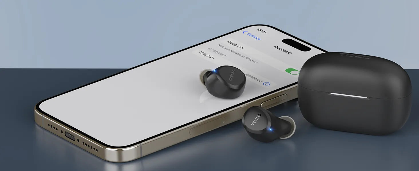 Comfortable Earbuds for Sleeping, Sleep Wireless Earbuds, Noise Cancelling Sleep, TOZO Golden X1