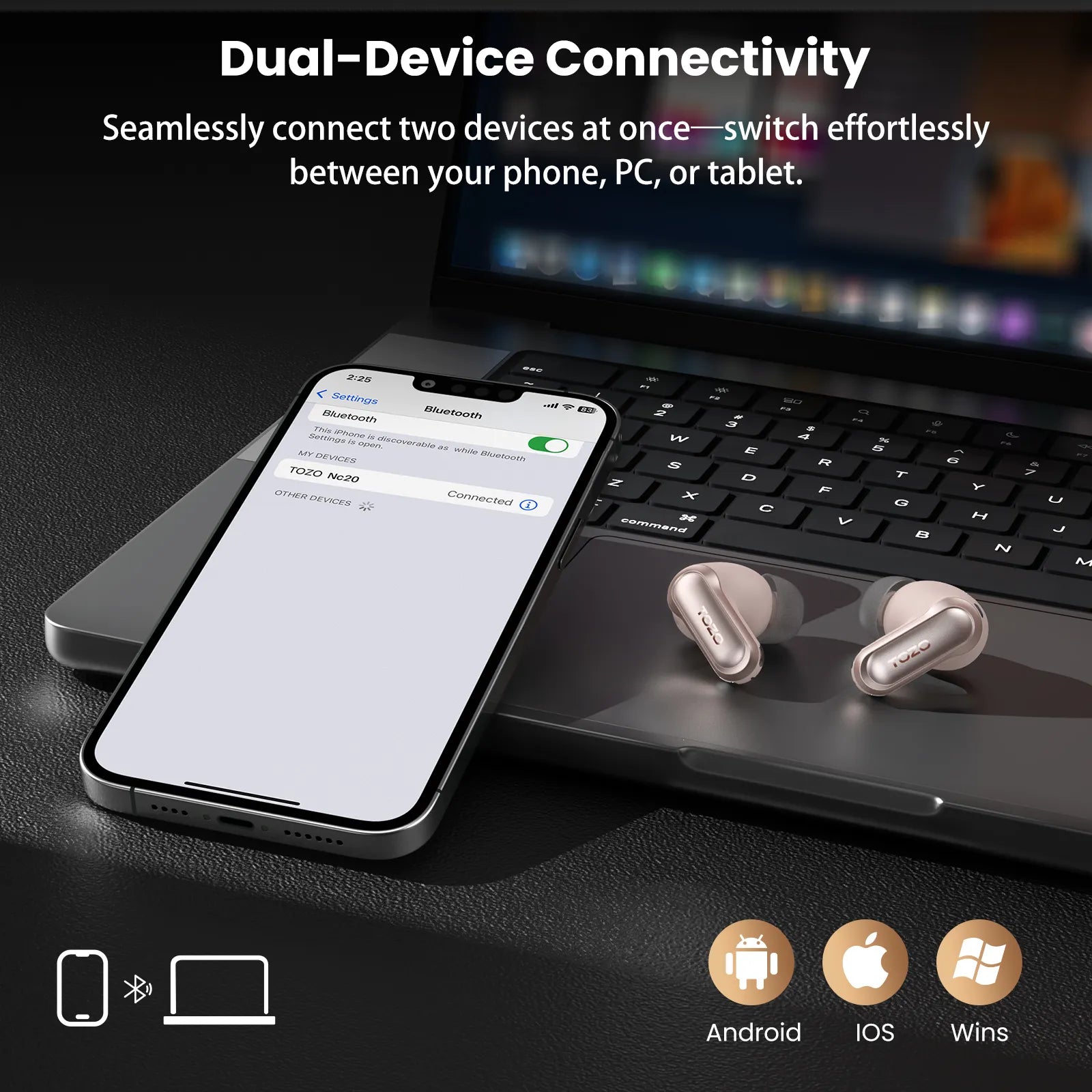 How to Pair Wireless Earbuds With Two Devices Simultaneously