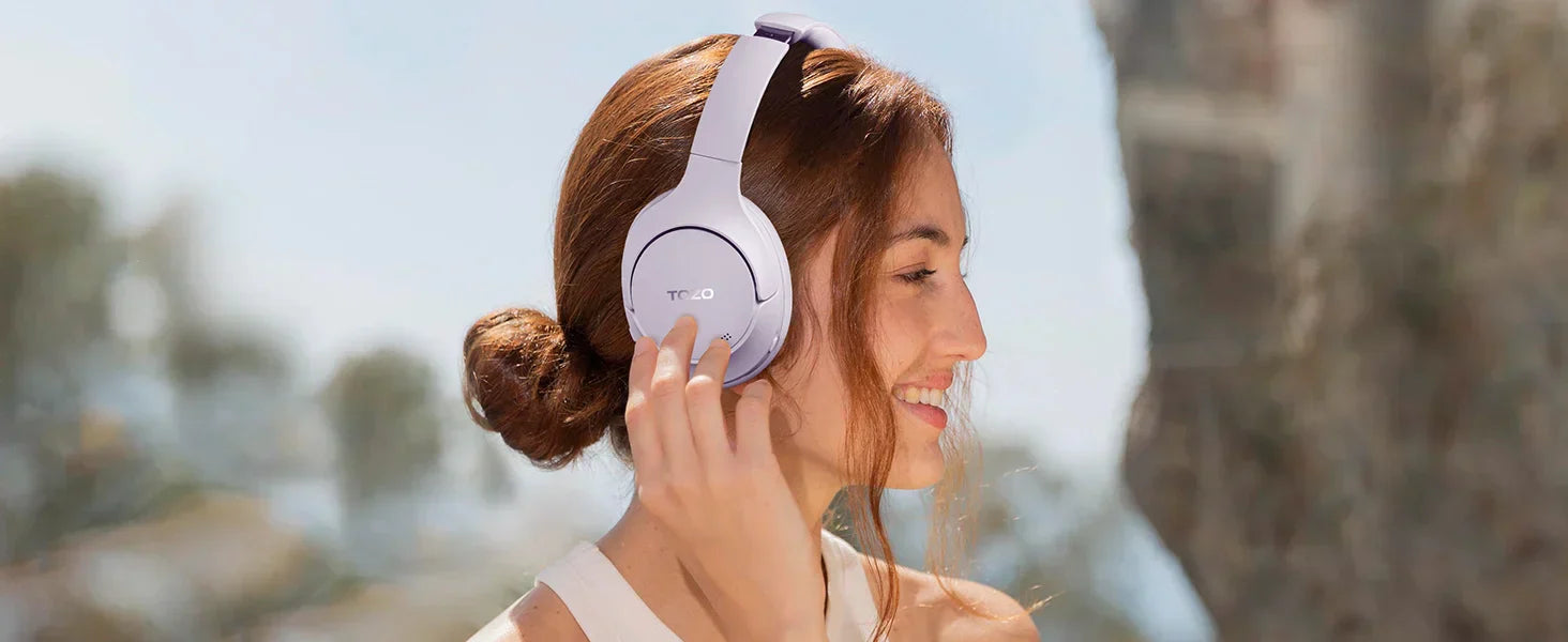 tozo ht2 headphones purple