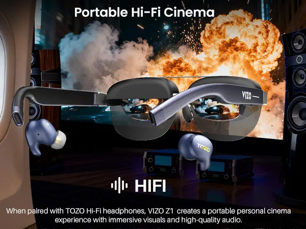 Want the Best Entertainment Experience? Try TOZO Golden X1 and VIZO Z1 Pro Combo