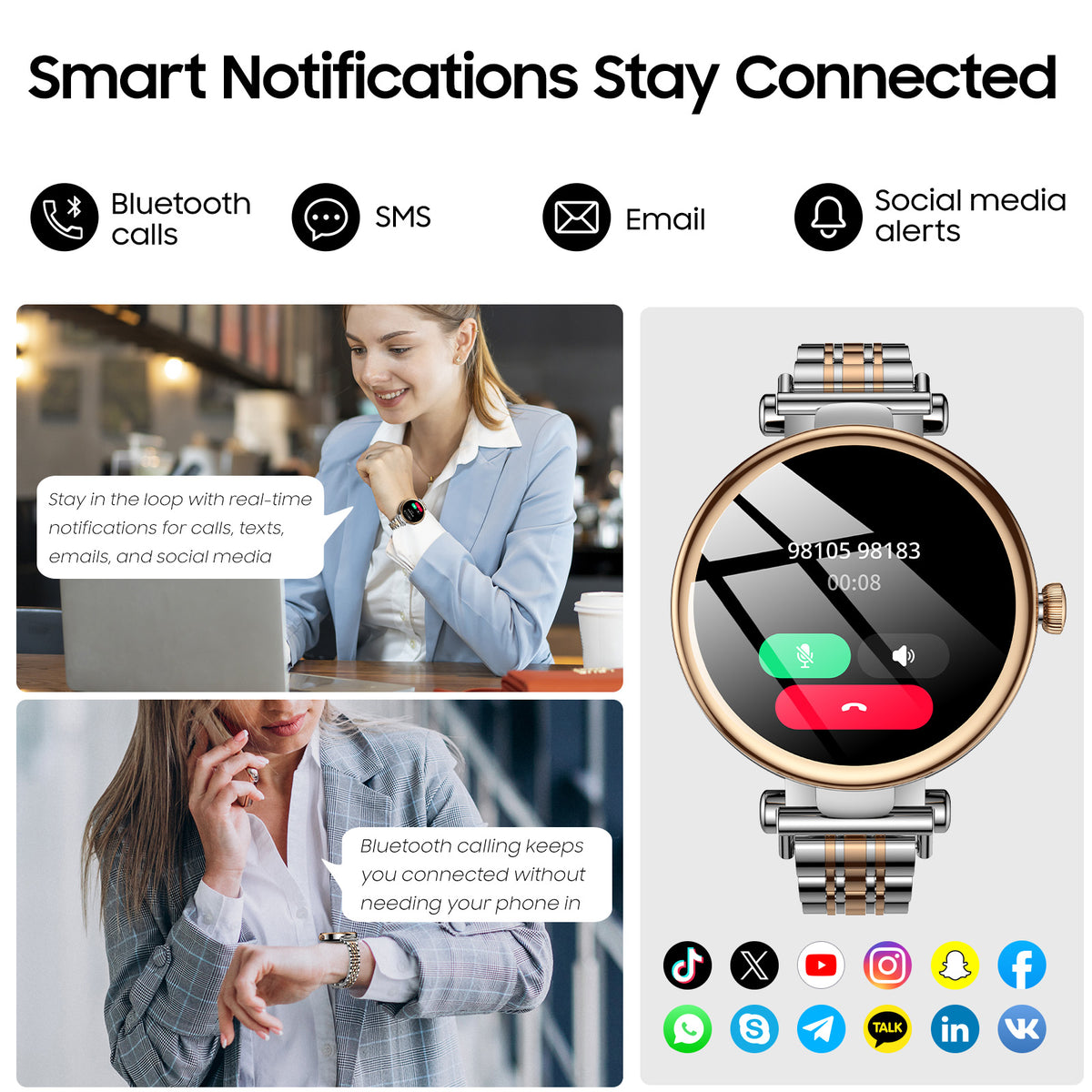 TOZO S8 Aura Smartwatch