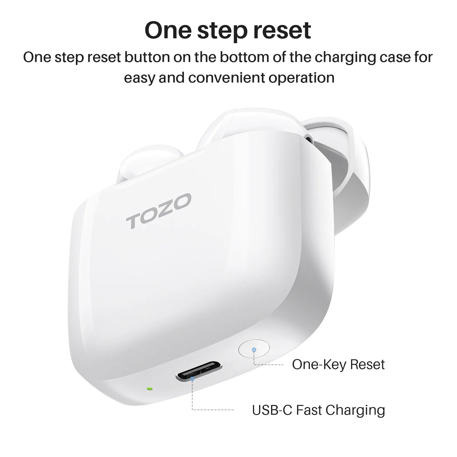 TOZO T10 Earbuds Replacement Charger Case Wireless Charging Accessories