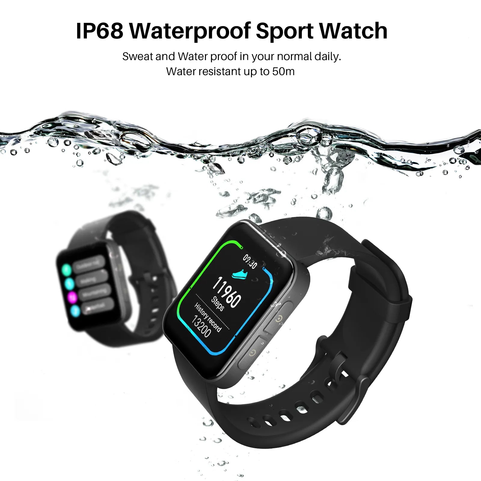 Waterproof bluetooth watch sales