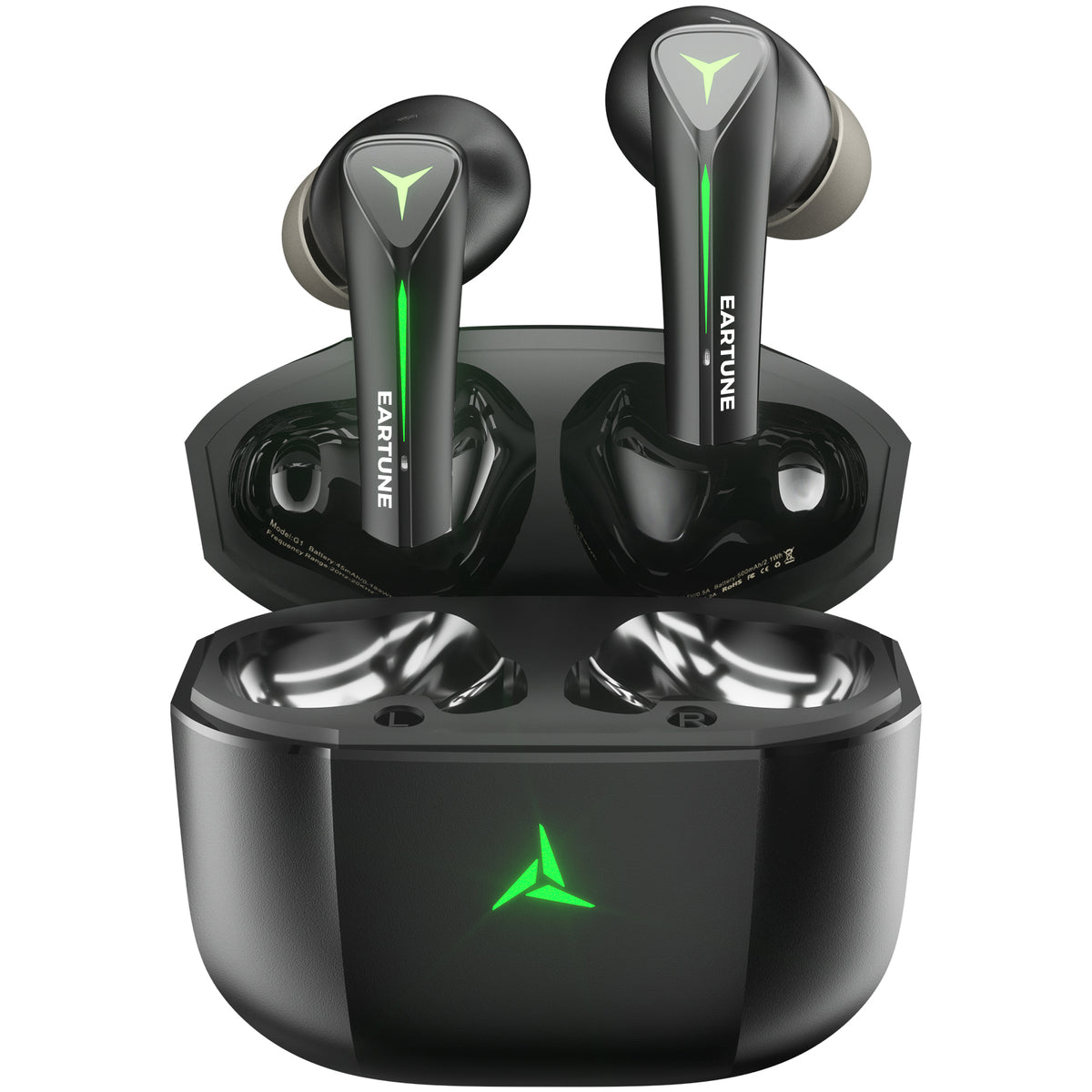 Eartune Gaming 1 Wireless Earbuds Bluetooth Gaming Headphones with Microphone High Sensitivity in-Ear Headset