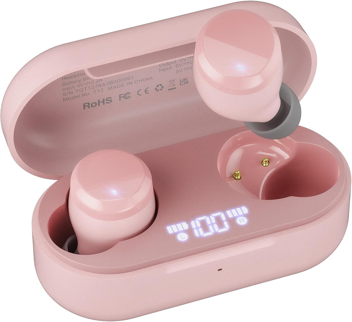 Tonal Dots T12 Wireless Earbuds Bluetooth 5.3 Built in ENC TOZO
