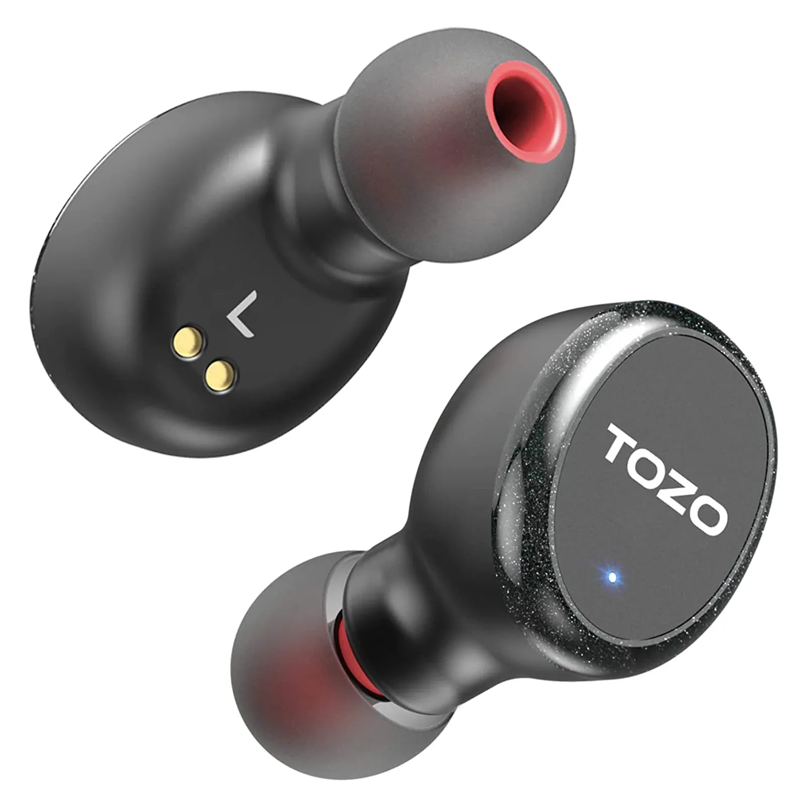 TOZO T10 Bluetooth Wireless Earbuds with Wireless Charging Case  786513368355