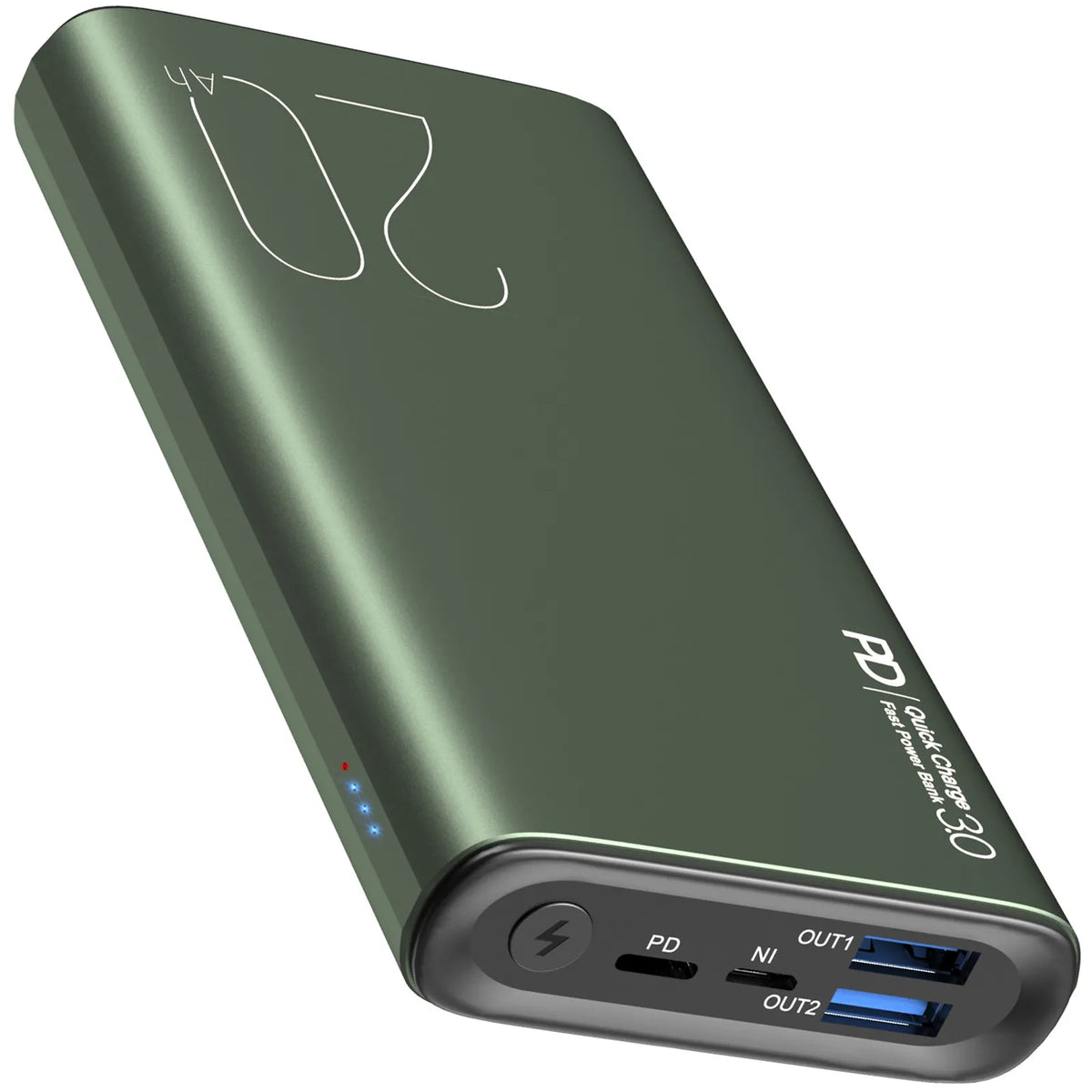 TOZO pb1 power bank green