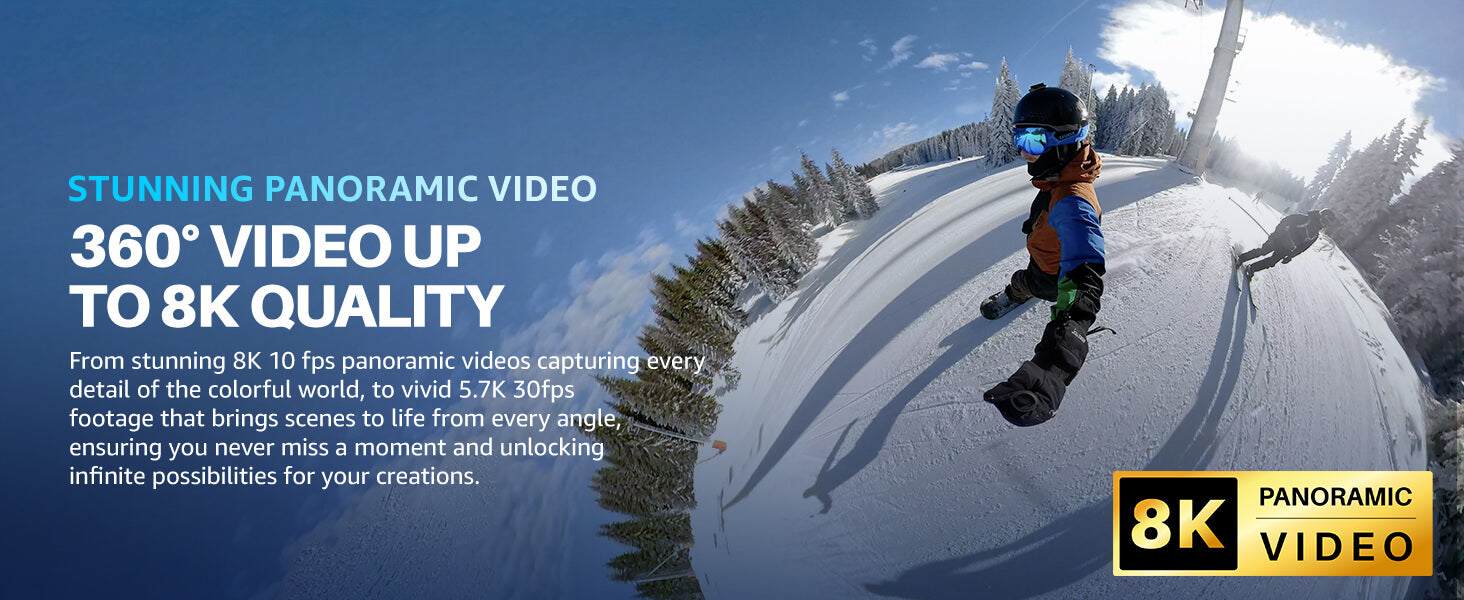 TOZO AnyVue 360 Action Camera