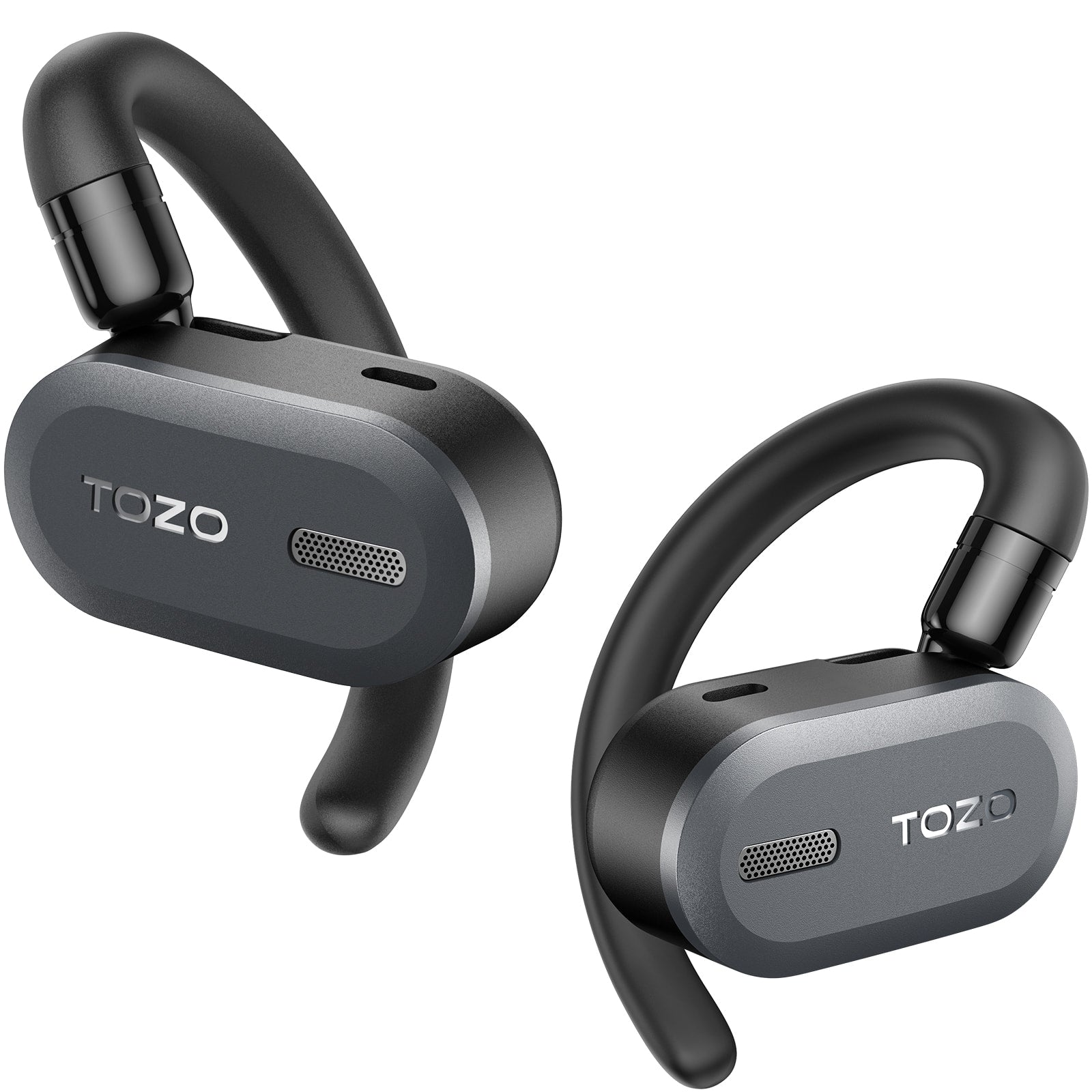  TOZO HT2 - Auriculares inalámbricos híbridos con cancelación  activa de ruido sobre la oreja, auriculares Bluetooth, tiempo de  reproducción de 56 horas, audio de alta resolución, graves profundos, audio  sin pérdidas