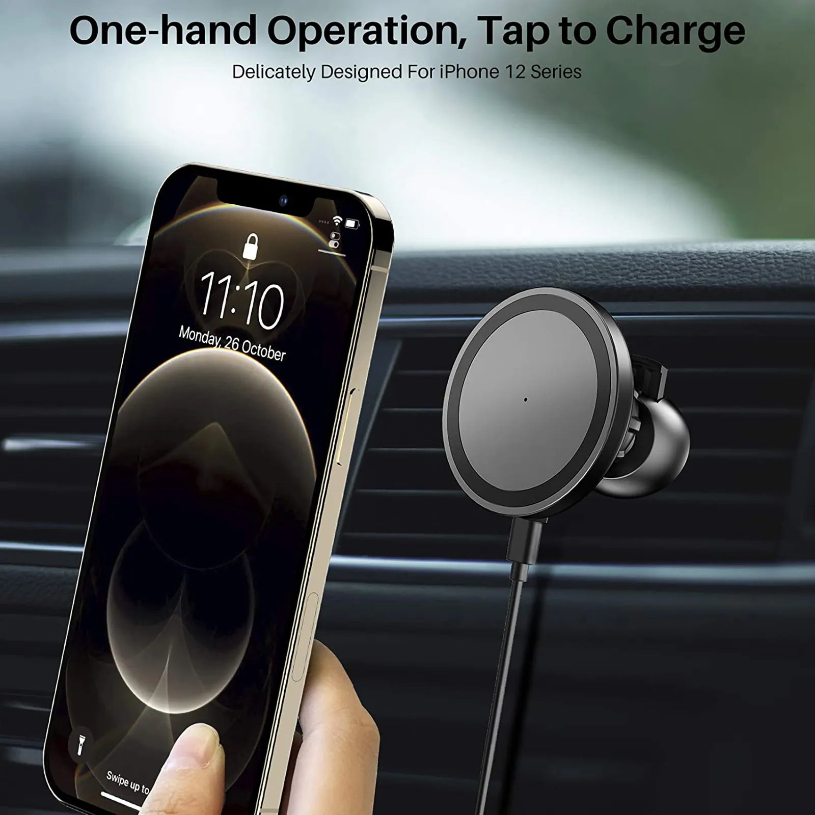 TOZO w8 wireless car charger