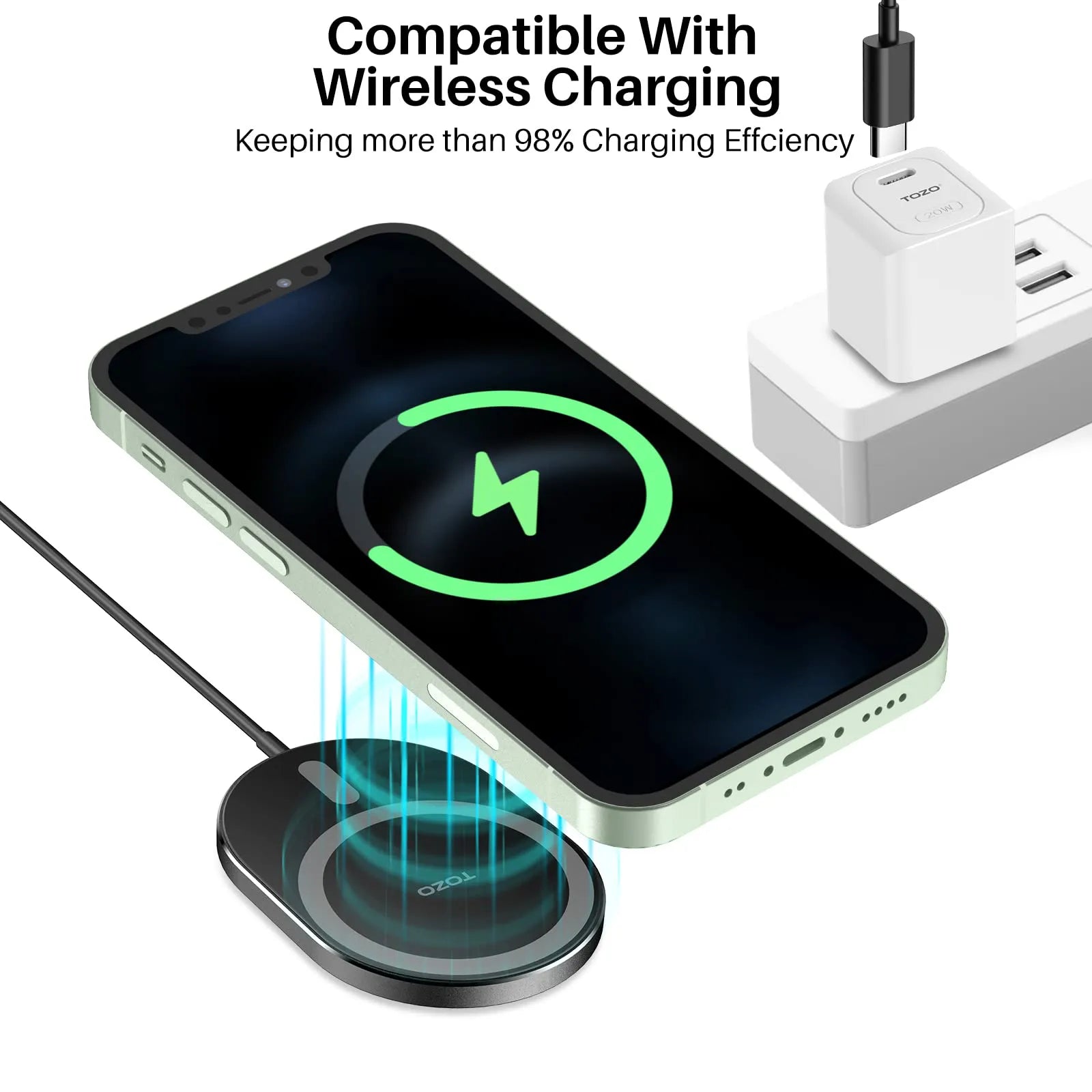 TOZO w10 magnets wireless charger