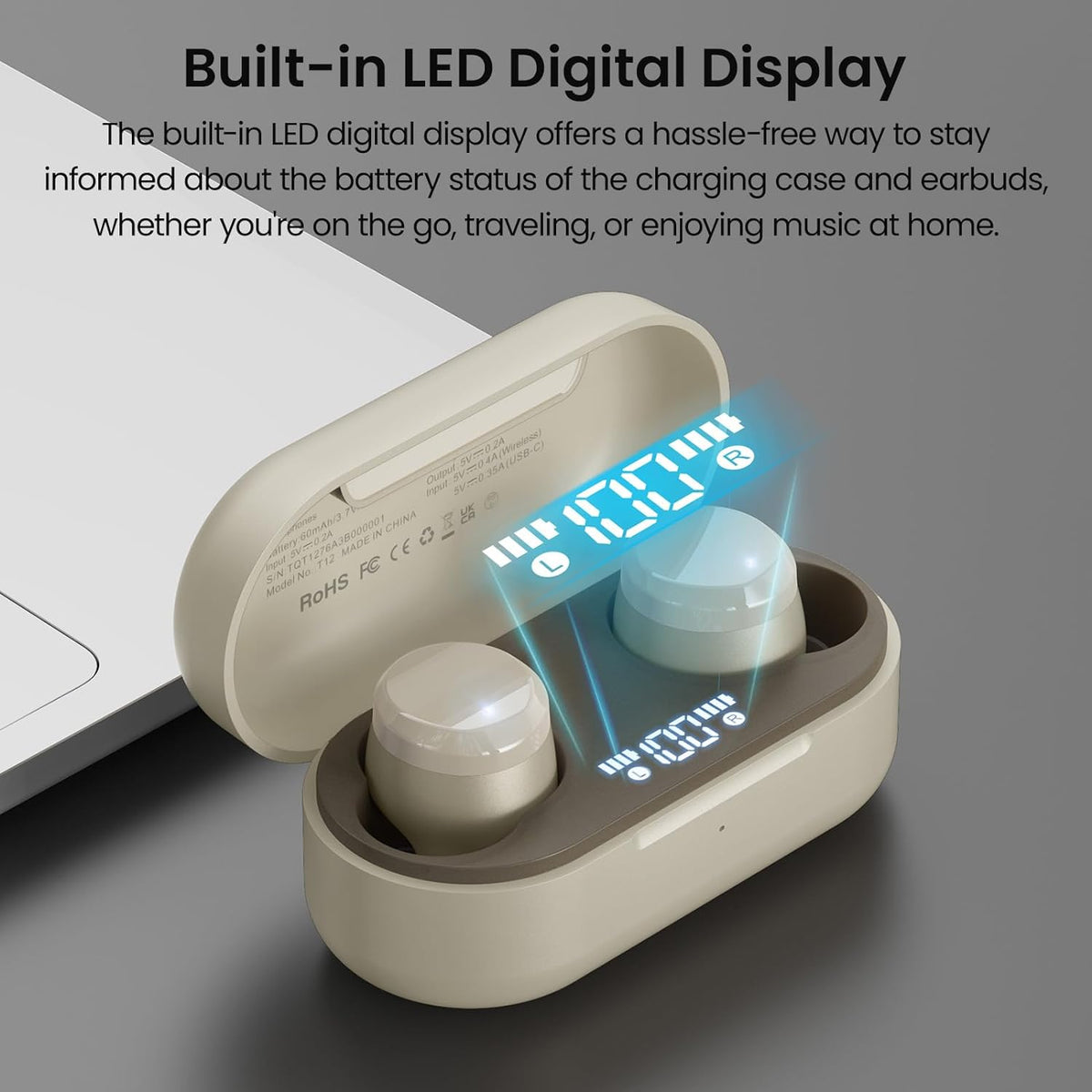 Audífonos Inalámbricos Bluetooth Con TWS Dots 