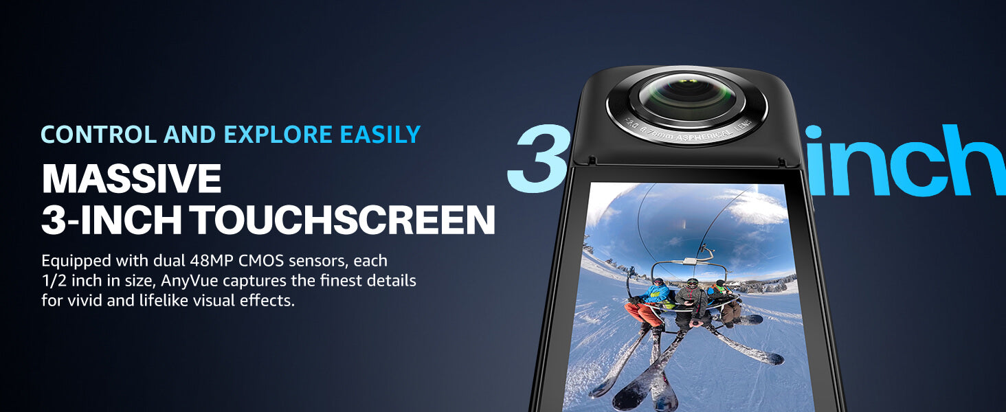 TOZO AnyVue 360 Action Camera