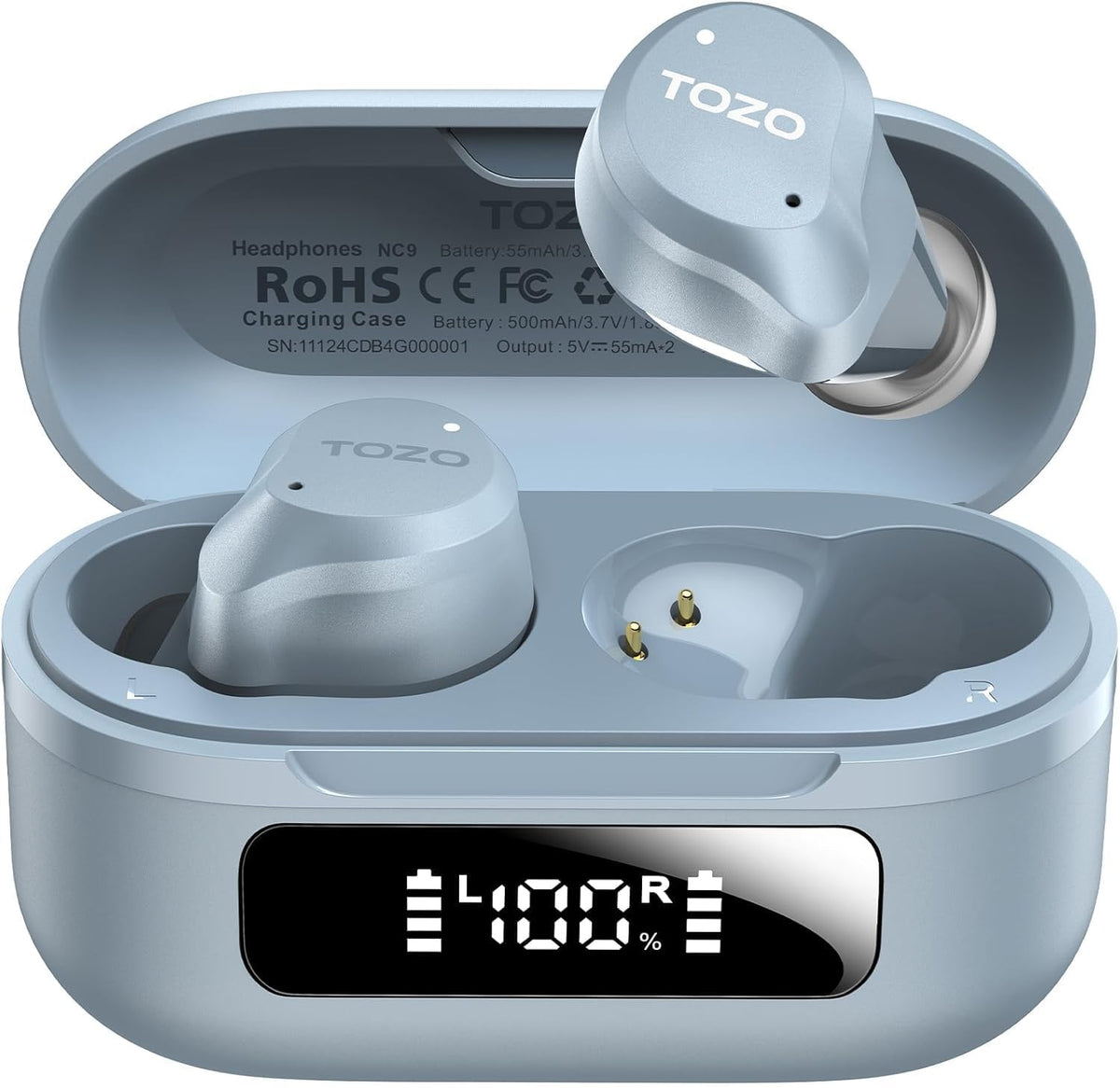 TOZO NC9 Upgraded Wireless Earbuds