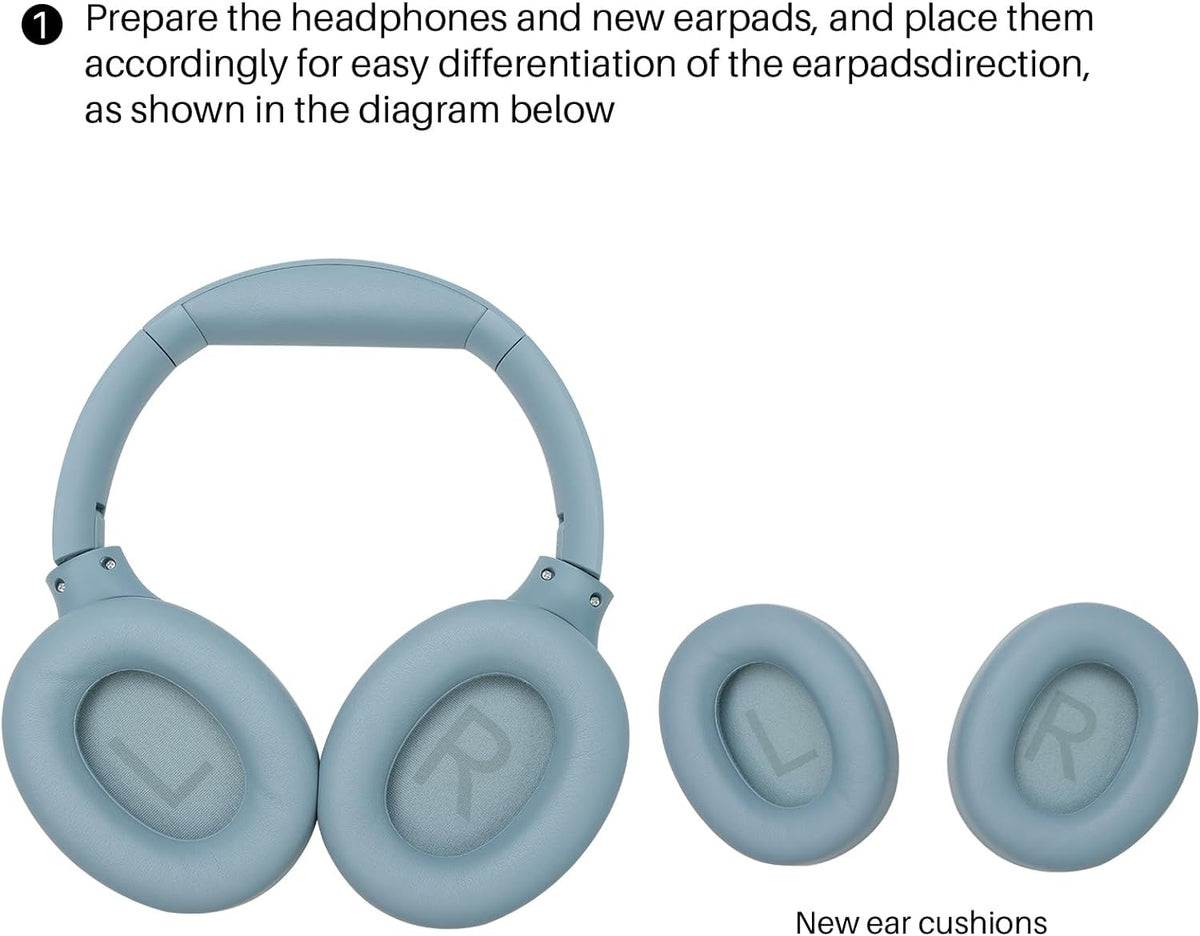 HT2 Replacement Ear Pads Blue