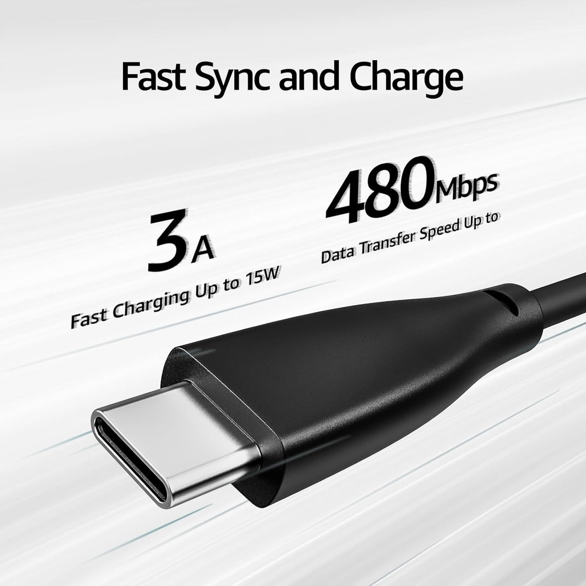 TOZO USB-C - USB-A 充電ケーブル