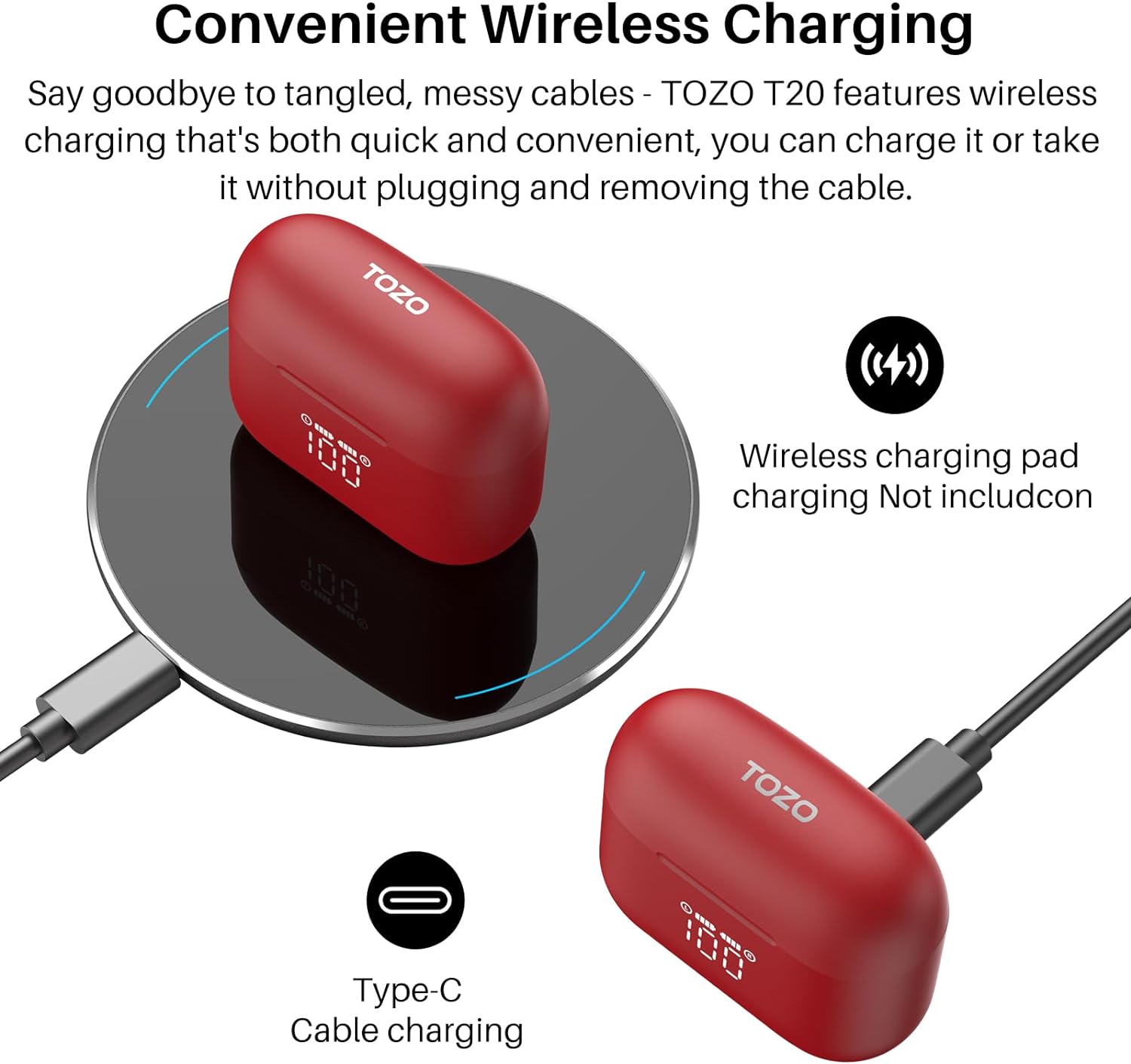 TOZO T20を体験：クリアな通話、パワフルなサウンド。50%オフ＆迅速な