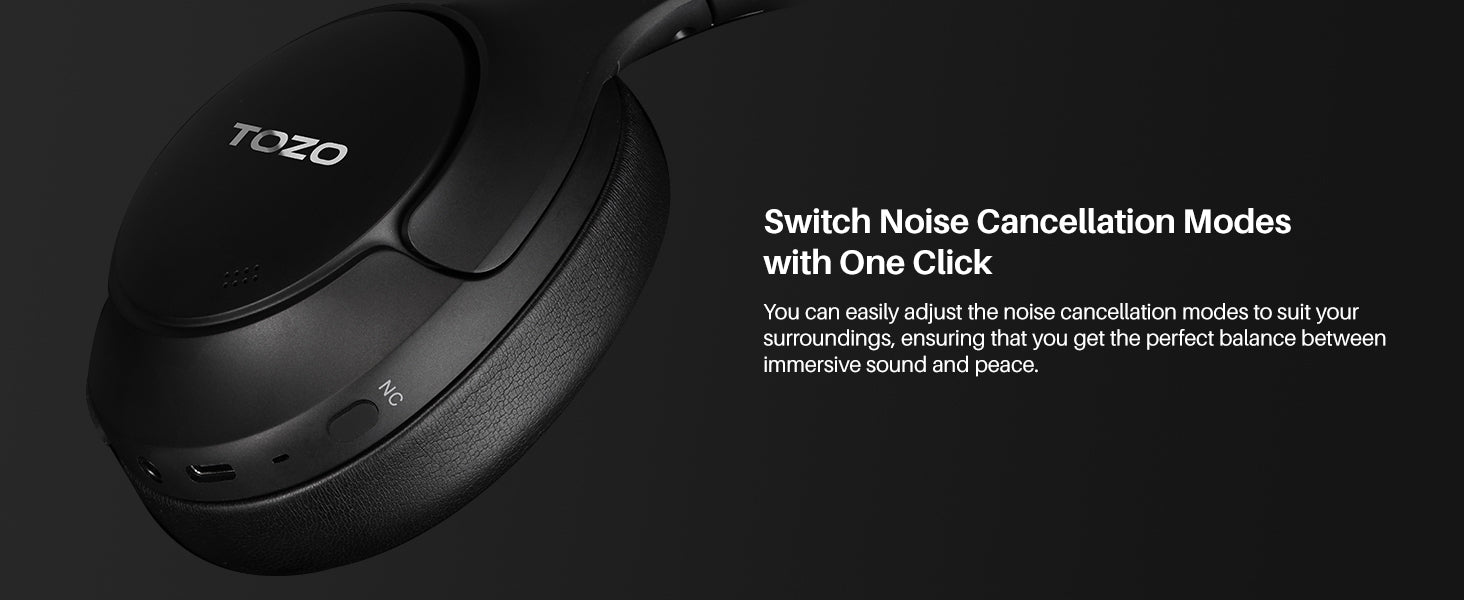 Switch Noise Cancellation Modes with One Click