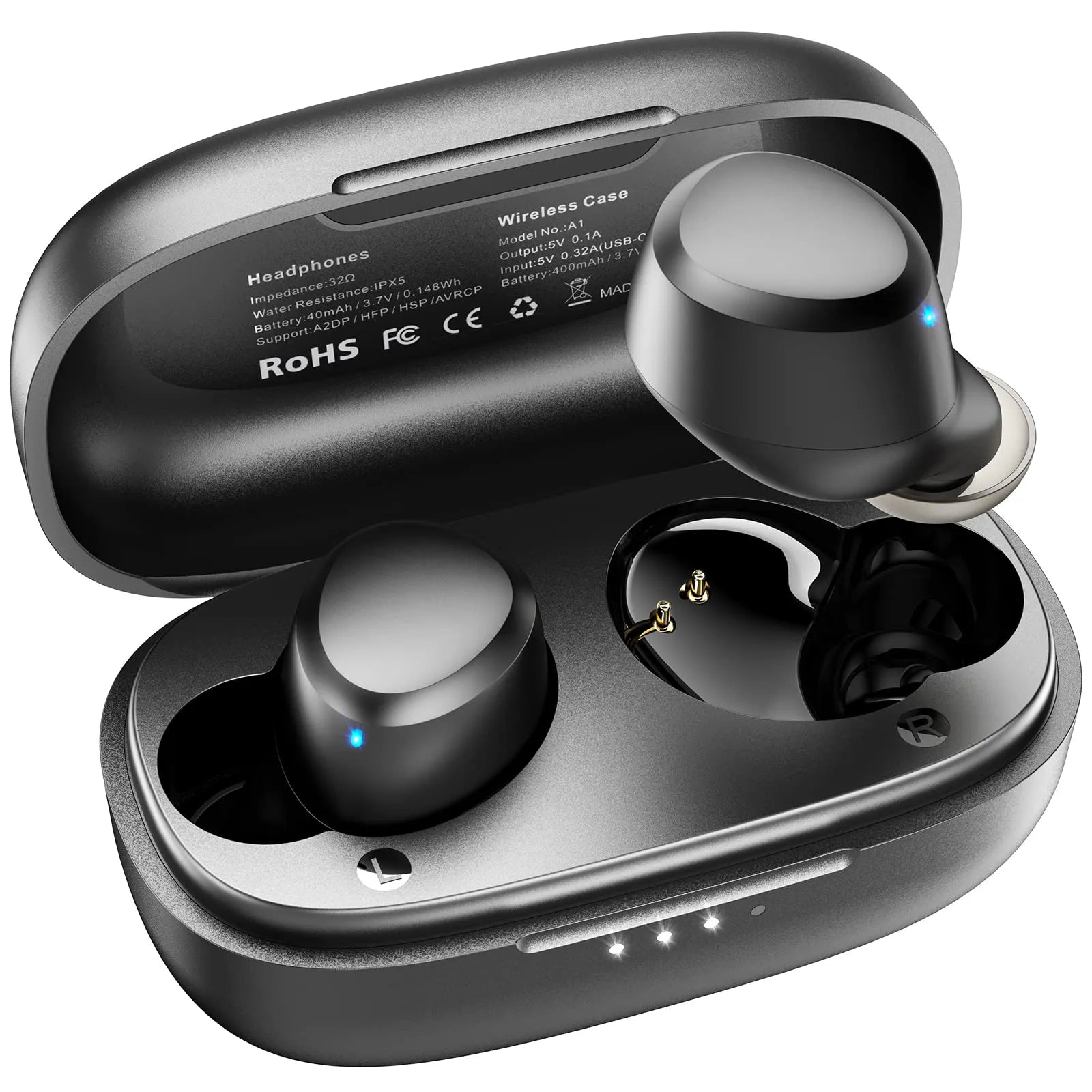 TOZO A1 Mini Wireless Earbuds-Black