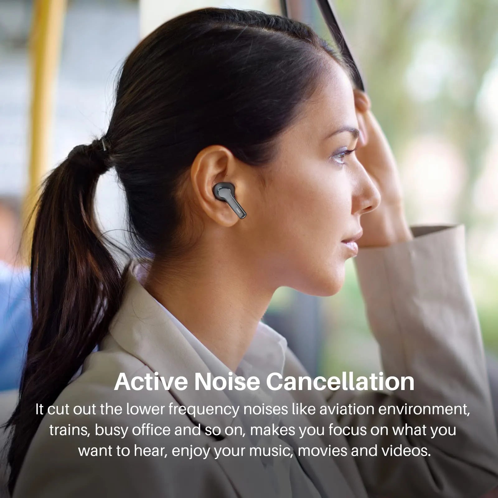 NC2 Hybrid Active Noise Cancelling Wireless Earbuds-TOZO