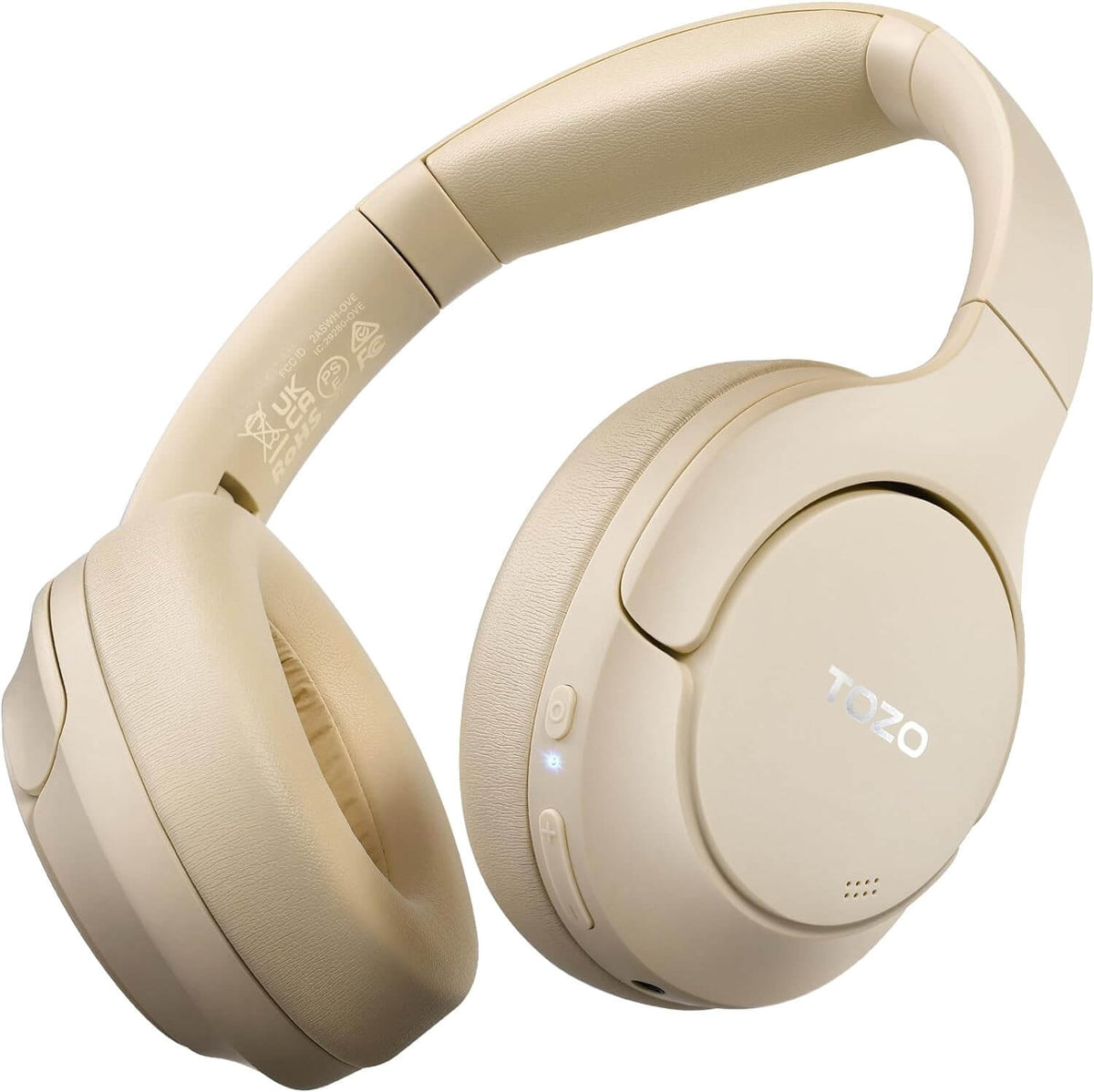 TOZO HT2 Hybrid Active Noise Cancelling Wireless Headphones-Khaki