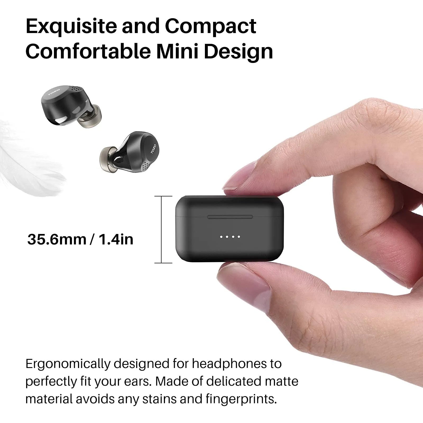 TOZO NC7 Hybrid Active Noise Cancelling Wireless Earbuds