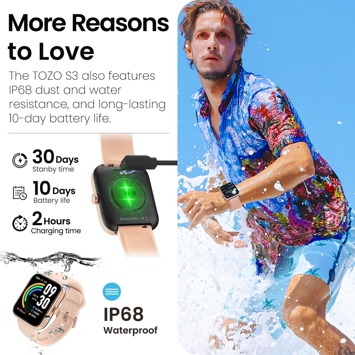 Rose gold s3 discount watch