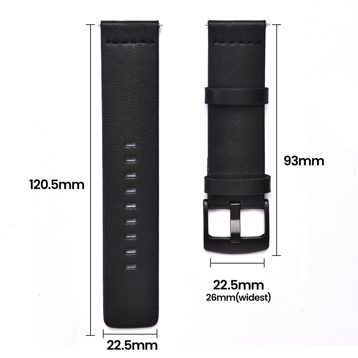 Correa de cuero para reloj inteligente TOZO S2 