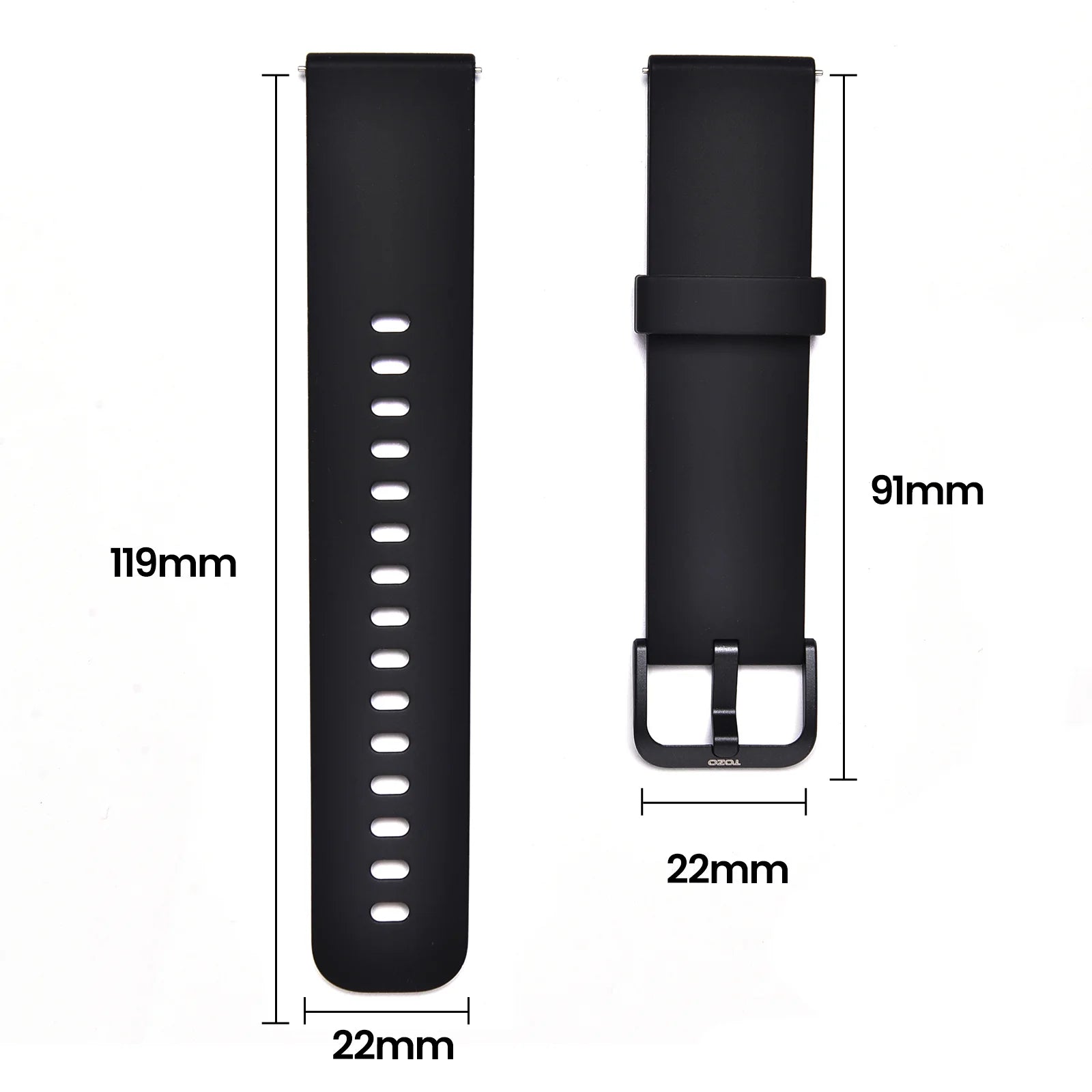 TOZO S2 Smart Watch Leather Strap