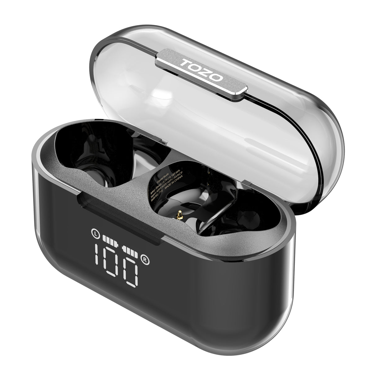 TOZO Crystal Buds Charging Case