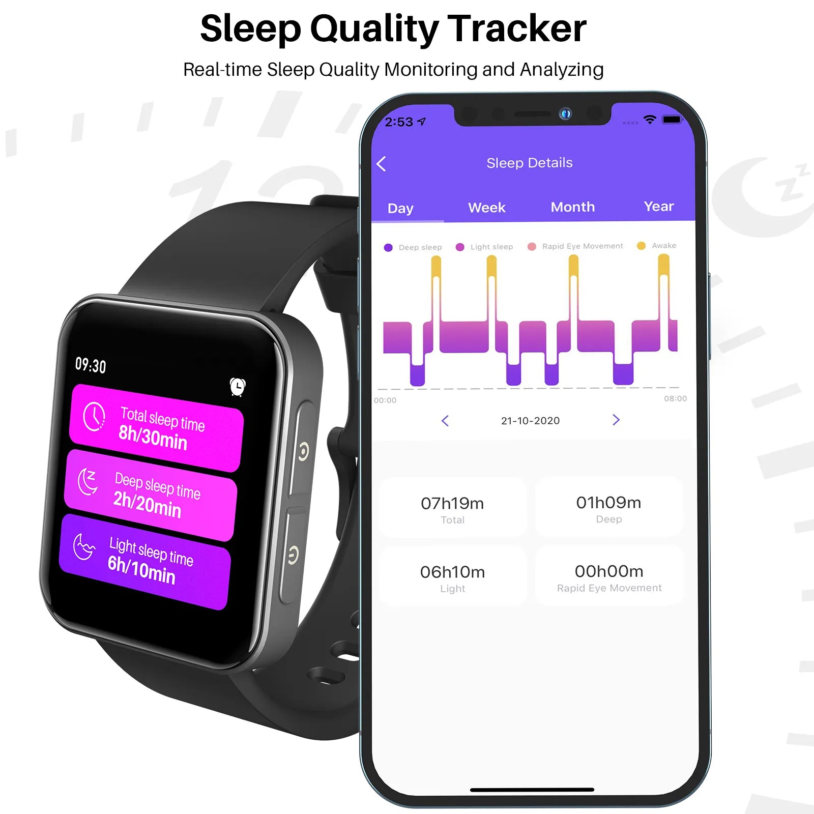 Smart watch top tracker app