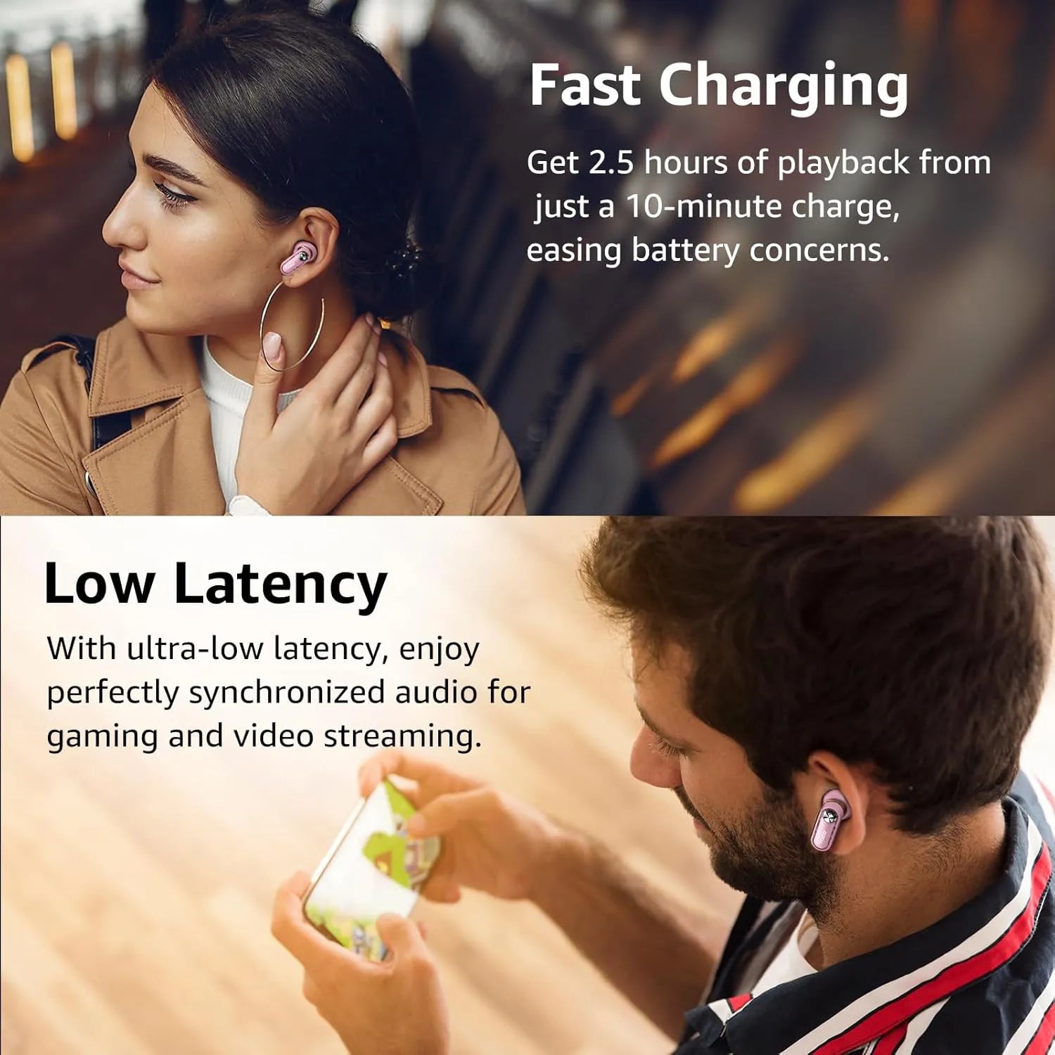 TOZO T20 Écouteurs Bluetooth sans Fil Ecouteurs Bluetooth 5.3 avec TOZO T20 Écouteurs Bluetooth sans Fil Ecouteurs Bluetooth 5.3 avec