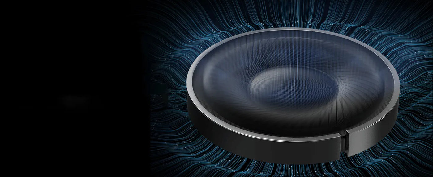 40mm composite titanium-plated diaphragm driver internal view