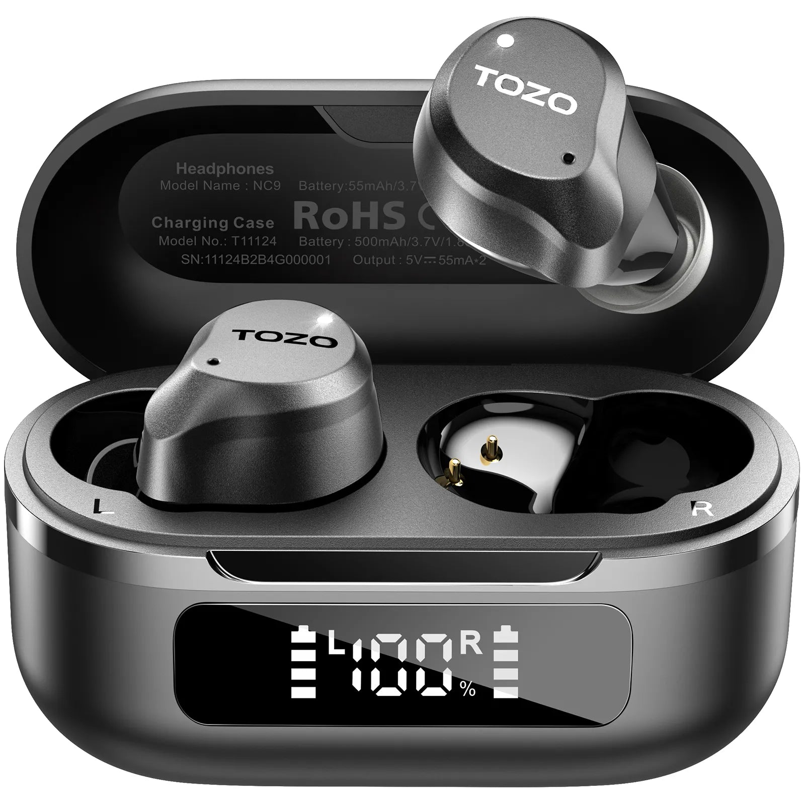 TOZO ANCイヤホン：ユニークなデザイン、臨場感あふれるサウンド