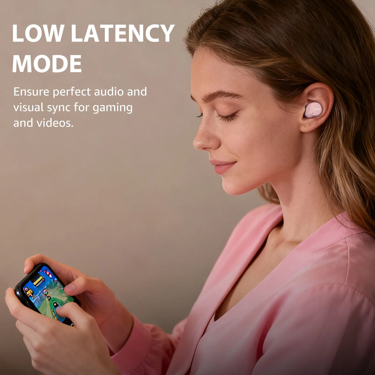 TOZO NC9 2024 Upgraded Hybrid Active Noise Cancelling Wireless Earbuds