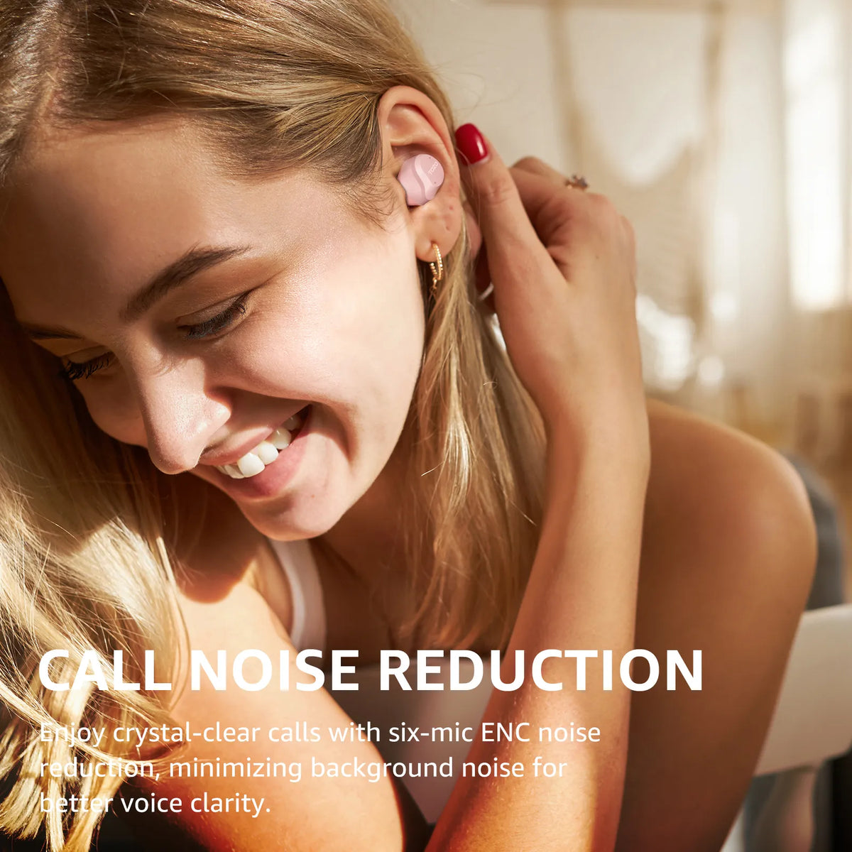 TOZO NC9 2024 Upgraded Hybrid Active Noise Cancelling Wireless Earbuds