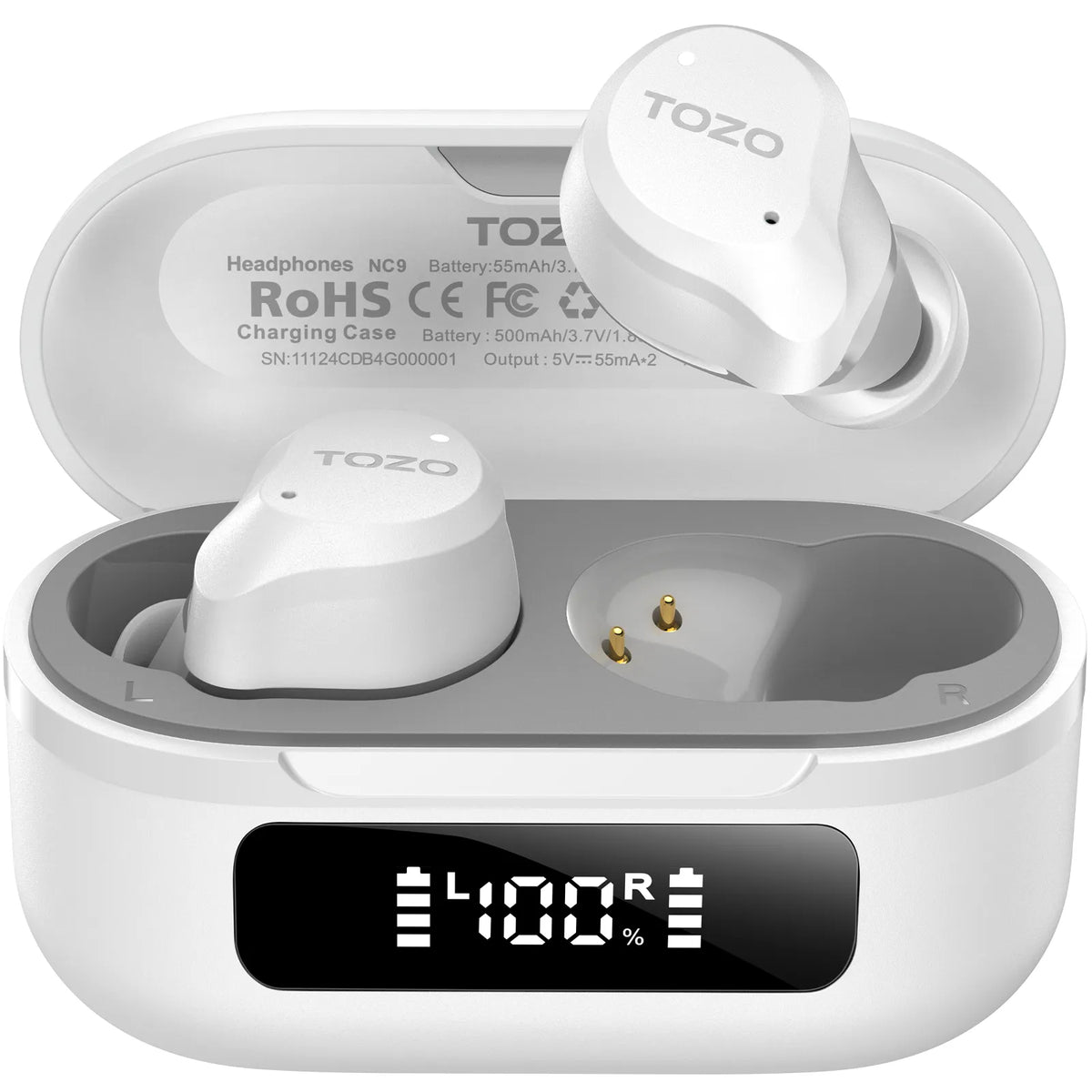 TOZO NC9 Upgraded Wireless Earbuds