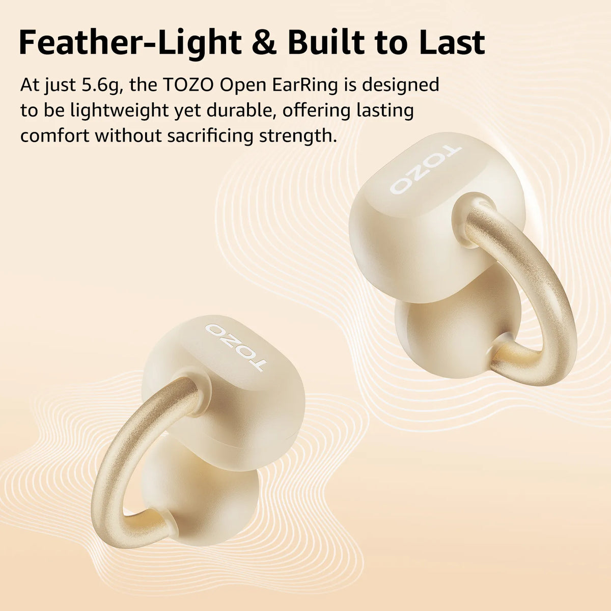 TOZO openearring khaki light