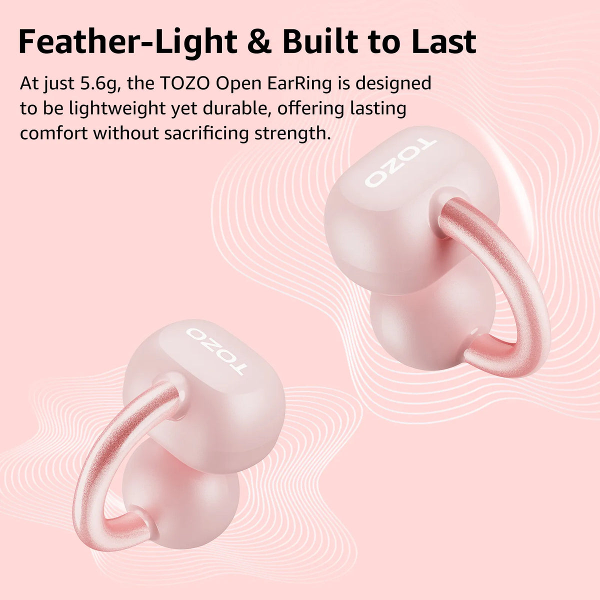 TOZO openearring pink light