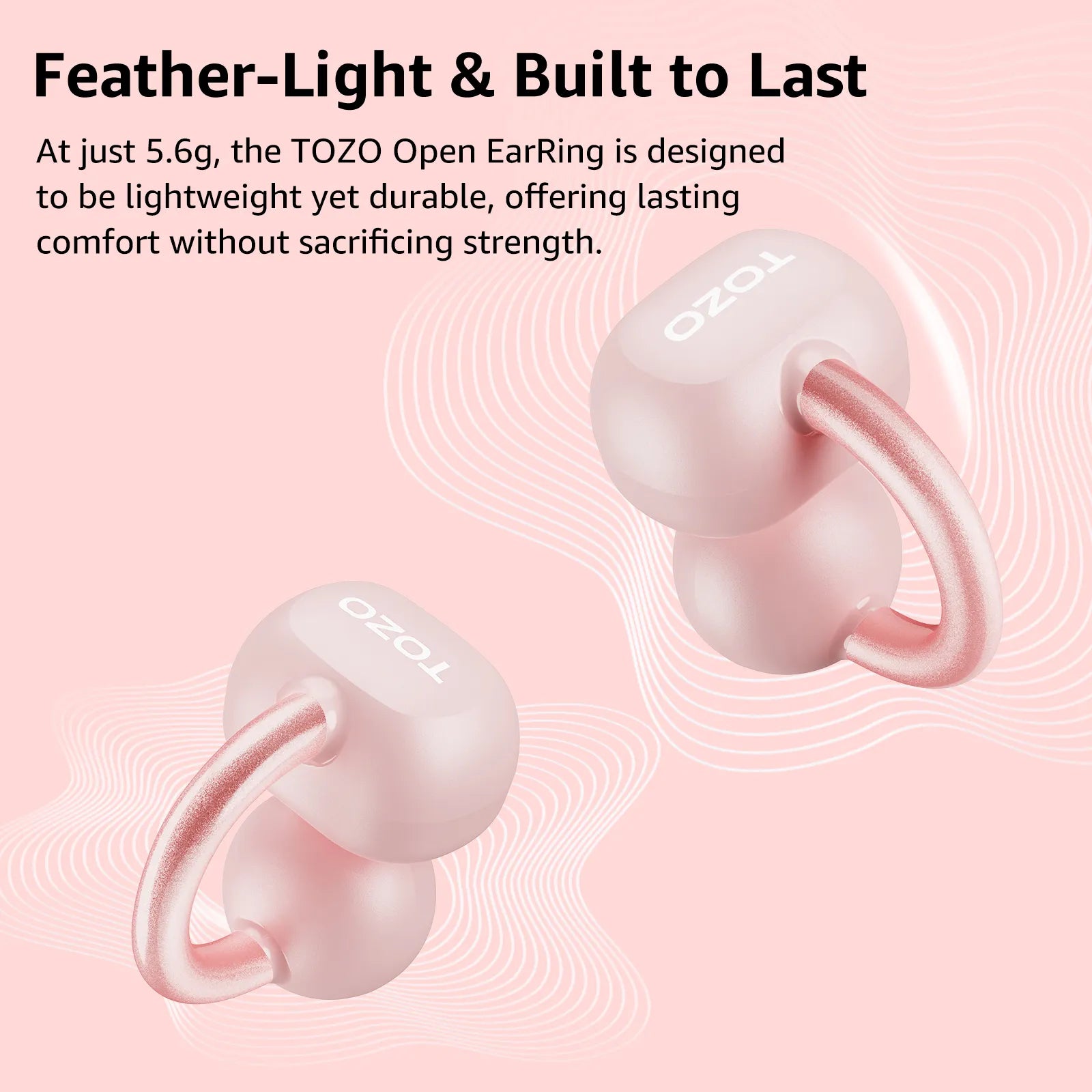 【新品•未使用】TOZOHASHZHE｜WIRELESS EARPHONE TOZO Open EarRing: Unmatched Comfort & Audio. Save $10 +