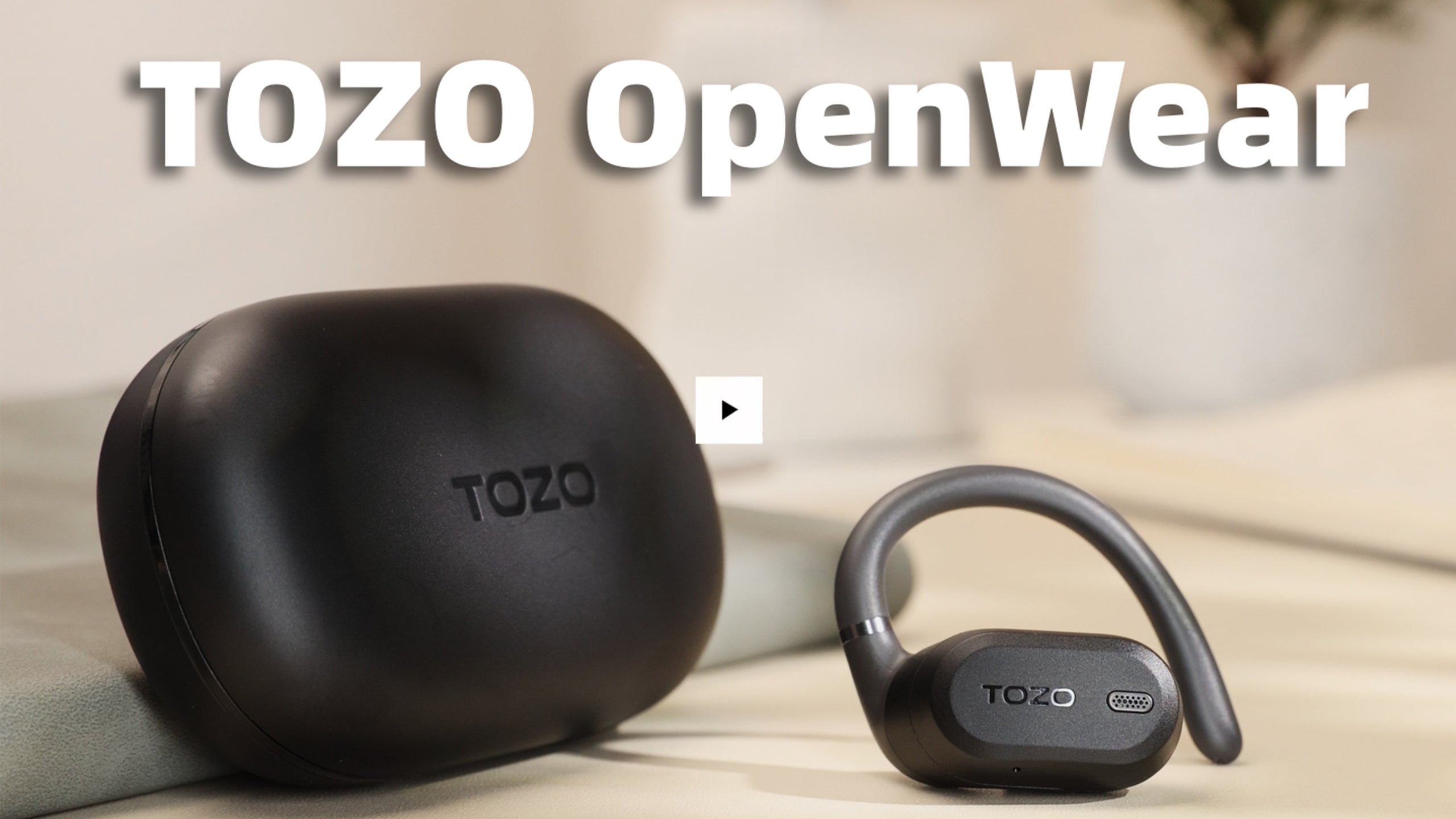 TOZO OpenWear Earbuds for Sports | Secure Dual-Axis Fit & All-Day ...