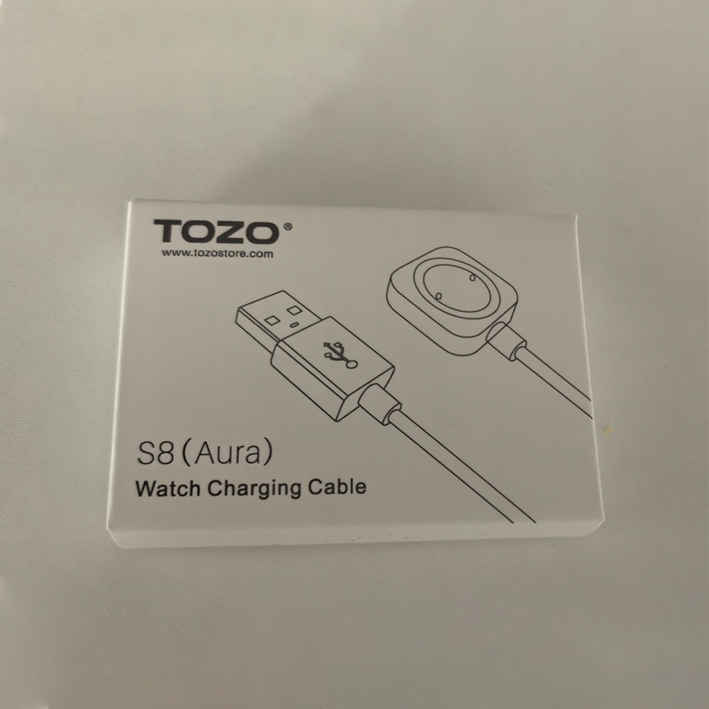 S8 Aura watch charging cable packaging